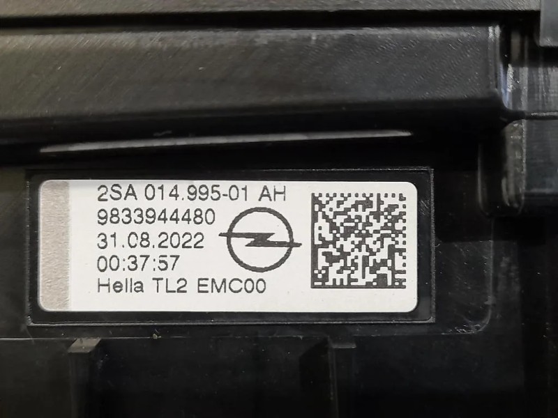 Fanale INT POST SX 9833944480 Opel Mokka B 2020