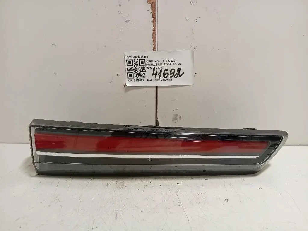 Fanale INT POST SX 9833944480 Opel Mokka B 2020