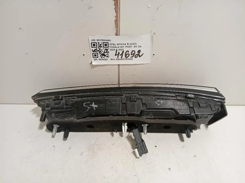 Fanale INT POST SX 9833944480 Opel Mokka B 2020
