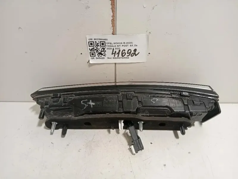 Fanale INT POST SX 9833944480 Opel Mokka B 2020