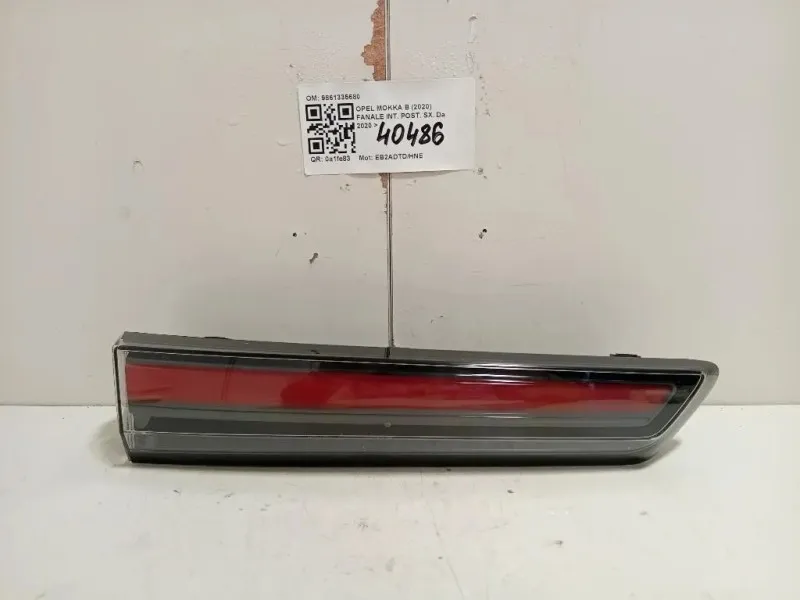 Fanale INT POST SX 9861335680 Opel Mokka B 2020