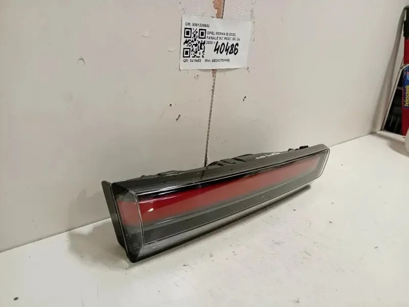 Fanale INT POST SX 9861335680 Opel Mokka B 2020