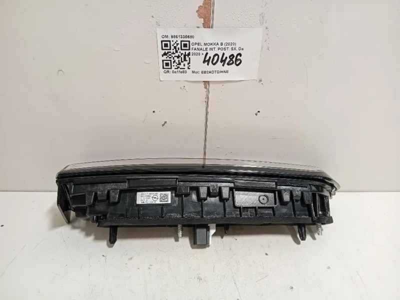 Fanale INT POST SX 9861335680 Opel Mokka B 2020