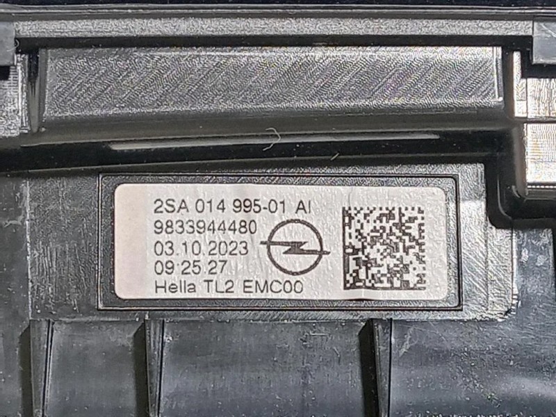 Fanale INT POST SX 9833944480 Opel Mokka B 2020