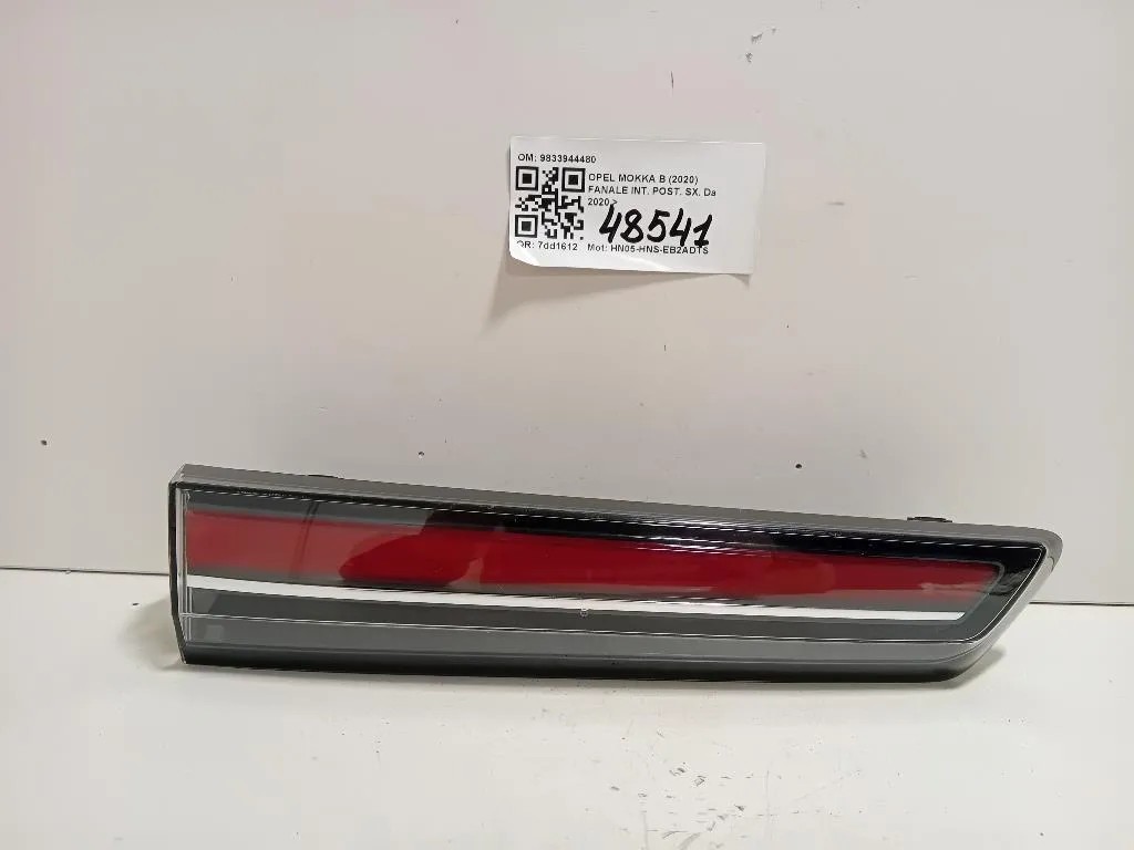 Fanale INT POST SX 9833944480 Opel Mokka B 2020