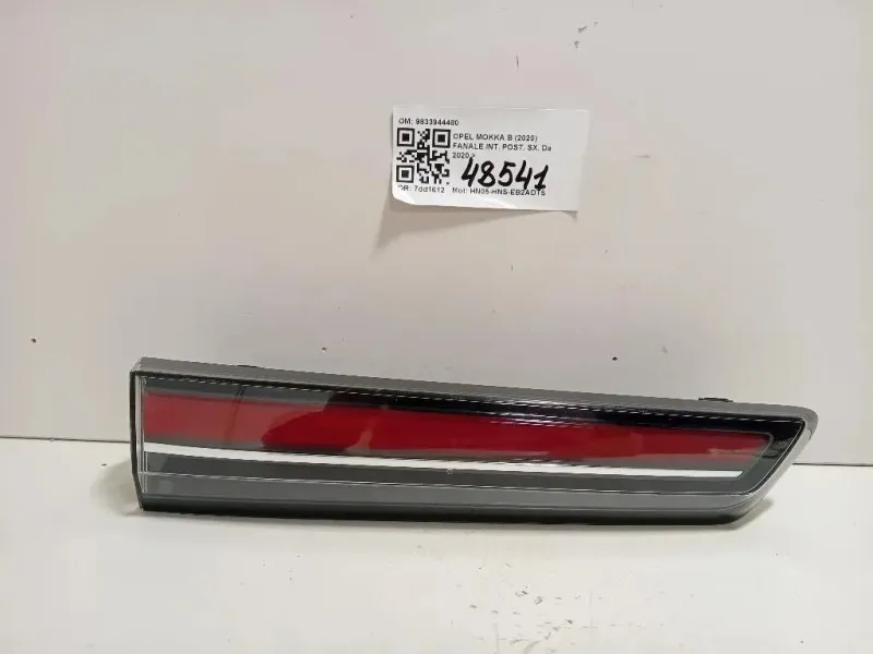 Fanale INT POST SX 9833944480 Opel Mokka B 2020