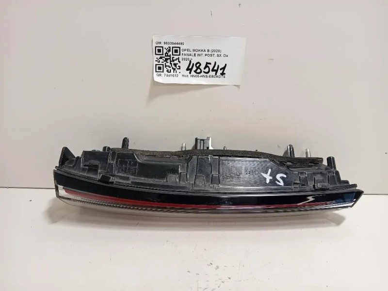 Fanale INT POST SX 9833944480 Opel Mokka B 2020