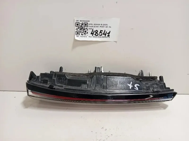 Fanale INT POST SX 9833944480 Opel Mokka B 2020