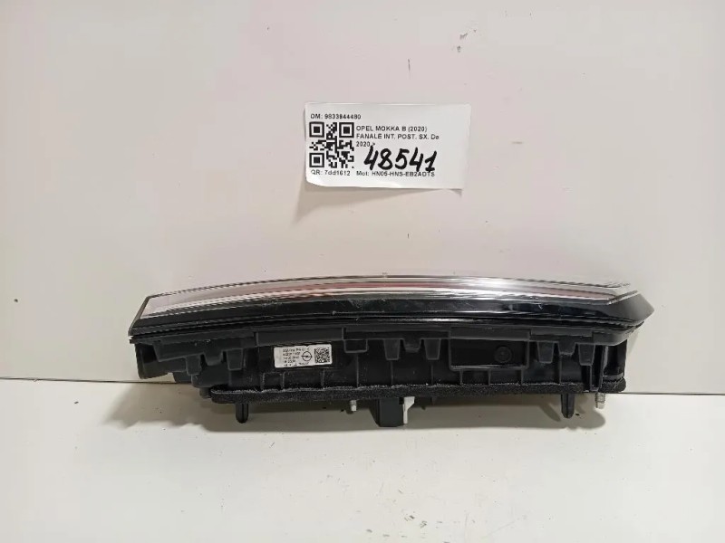 Fanale INT POST SX 9833944480 Opel Mokka B 2020