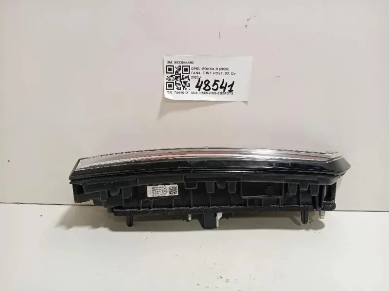 Fanale INT POST SX 9833944480 Opel Mokka B 2020