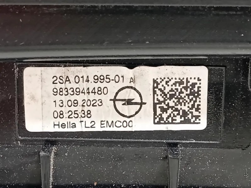 Fanale INT POST SX 9833944480 Opel Mokka B 2020