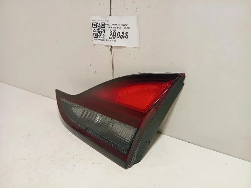 Fanale INT POST SX 13288831 AGJ Opel Zafira C 2012