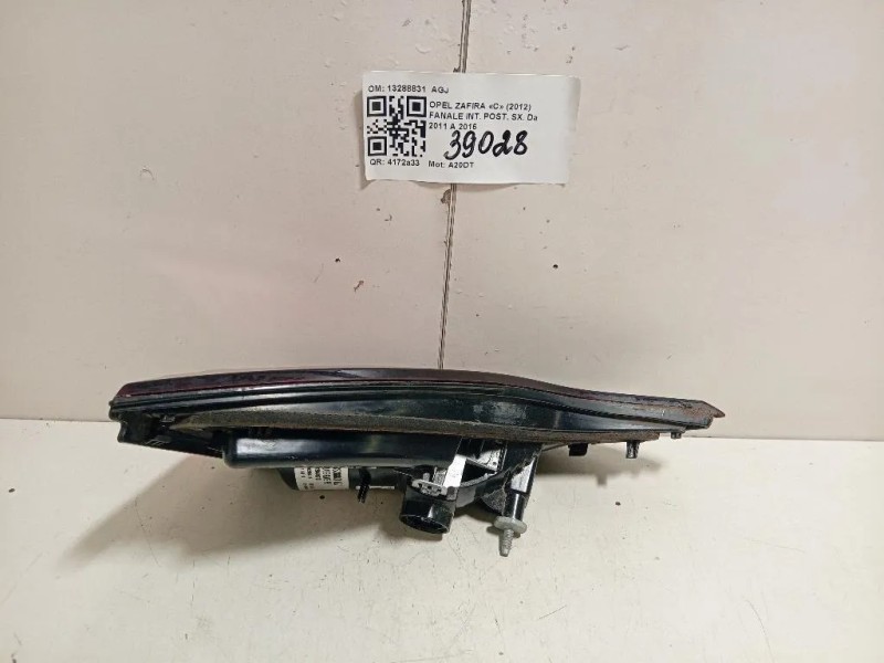 Fanale INT POST SX 13288831 AGJ Opel Zafira C 2012