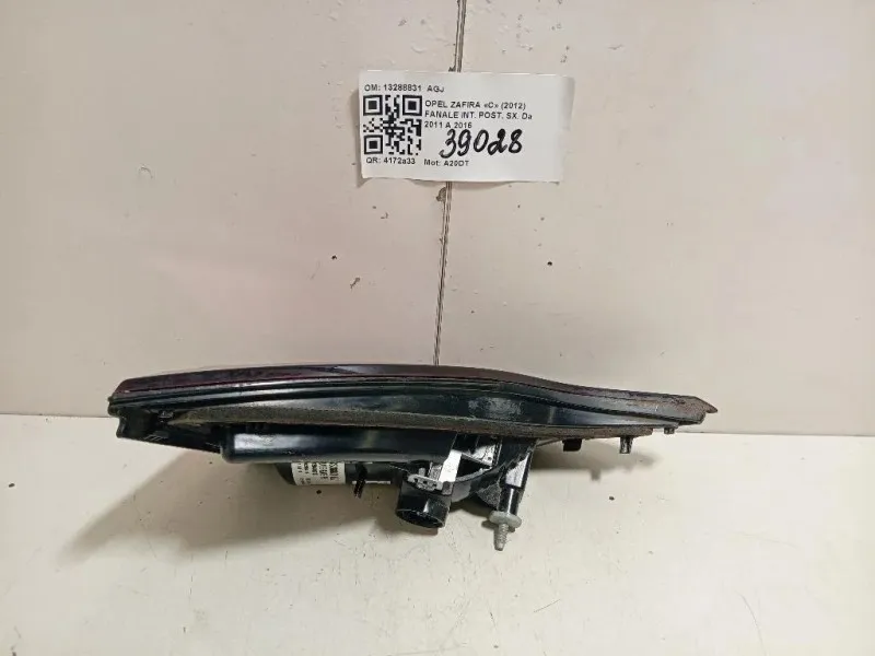 Fanale INT POST SX 13288831 AGJ Opel Zafira C 2012