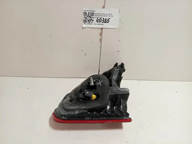 Fanale INT POST SX 9814758480 Peugeot 2008 I 2013