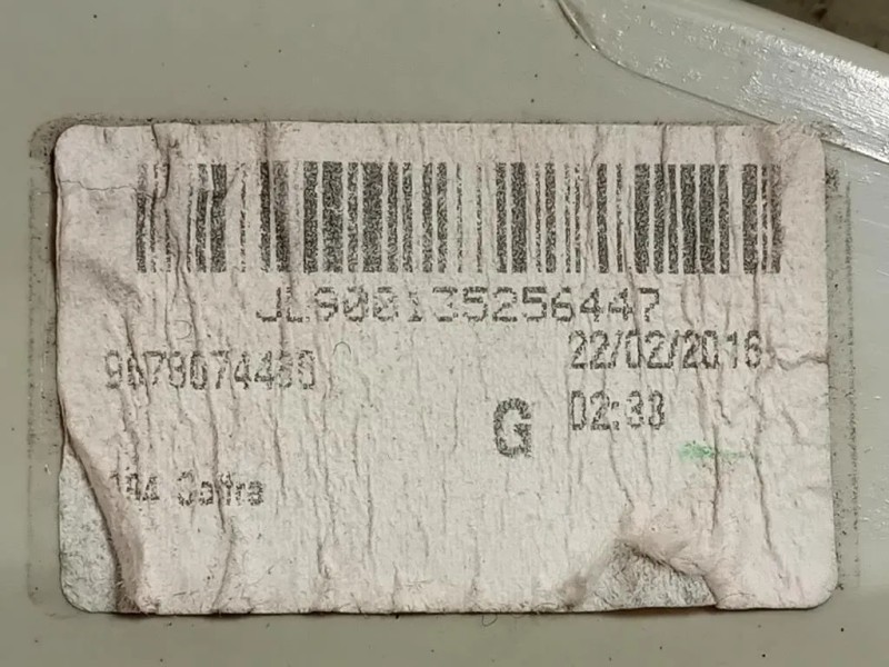 Fanale INT POST SX 9678074480 Peugeot 2008 I 2013