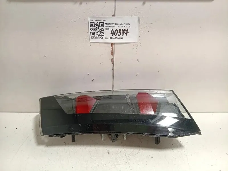 Fanale INT POST SX 9825957580 Peugeot 2008 II 2020
