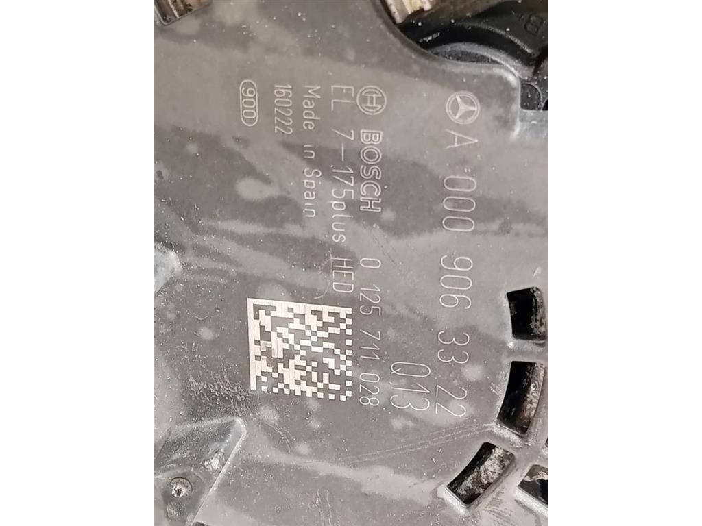 Alternatore A 000 906 33 22 Mercedes Classe B W246 2012