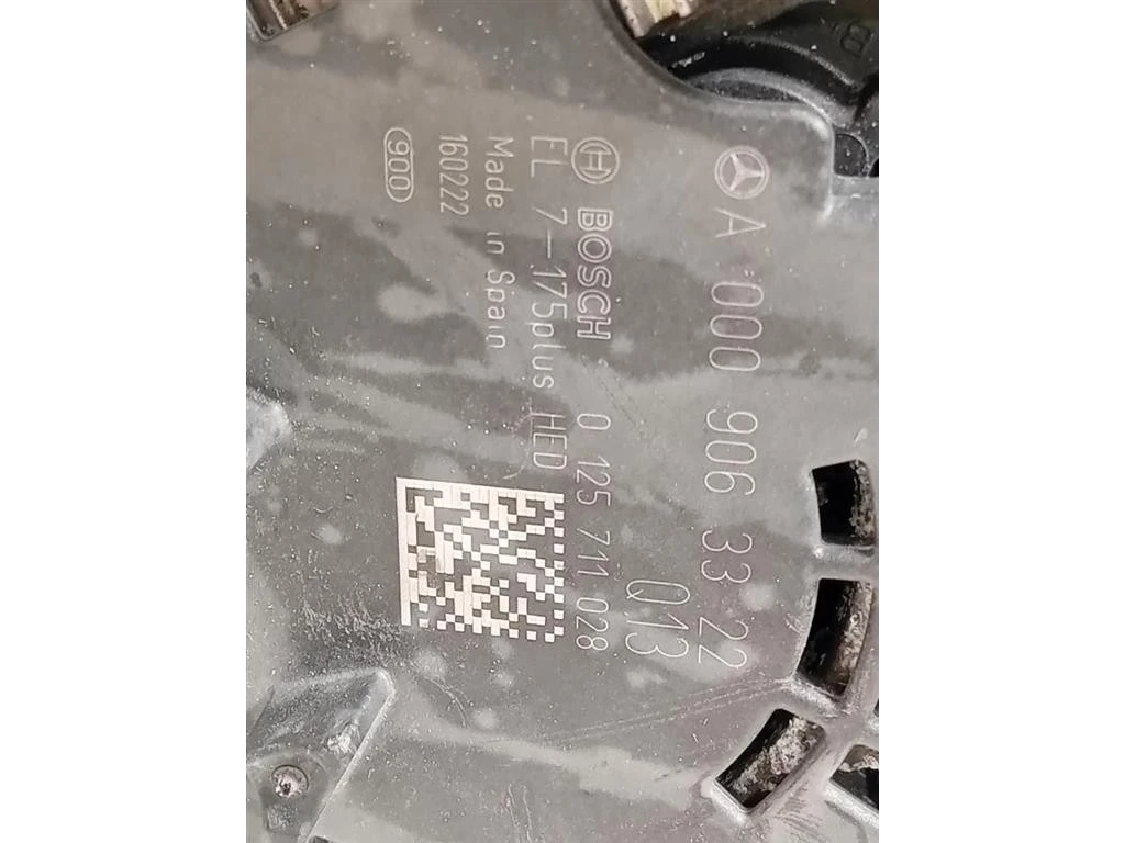 Alternatore A 000 906 33 22 Mercedes Classe B W246 2012