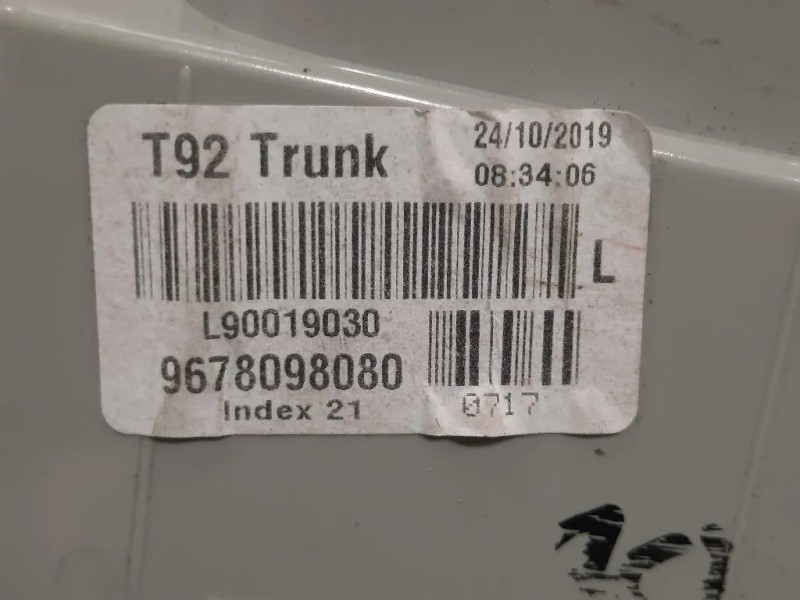 Fanale INT POST SX 9678098080 Peugeot 308 II SW 2014