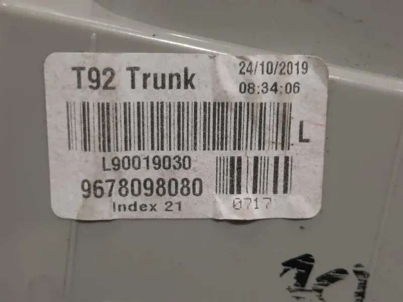 Fanale INT POST SX 9678098080 Peugeot 308 II SW 2014