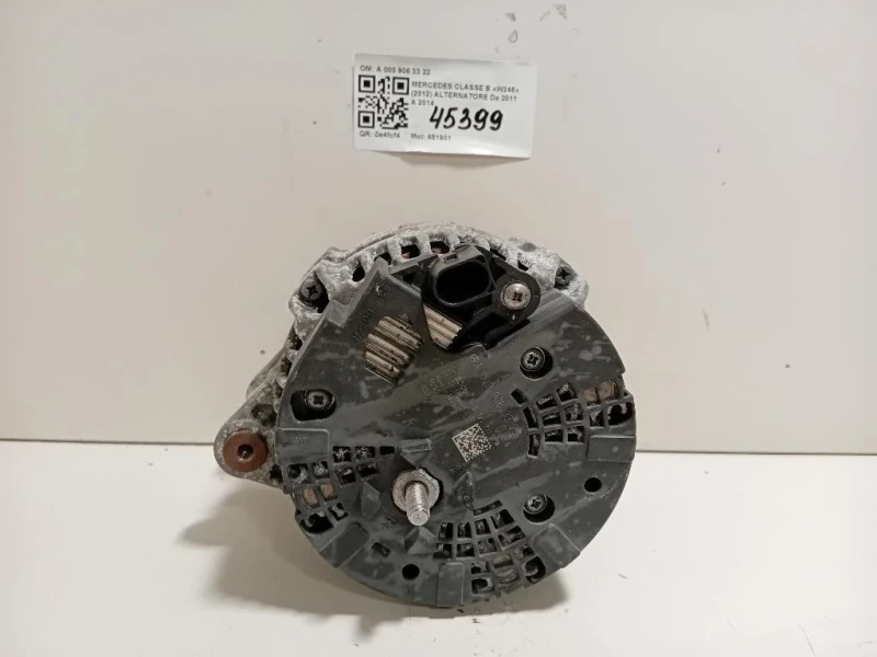 Alternatore A 000 906 33 22 Mercedes Classe B W246 2012