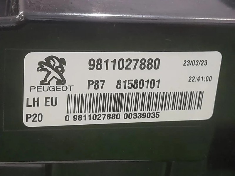 Fanale INT POST SX 9811027880 Peugeot 5008 II 2017