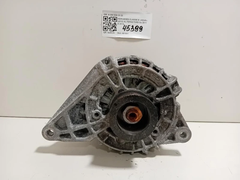 Alternatore A 000 906 33 22 Mercedes Classe B W246 2012