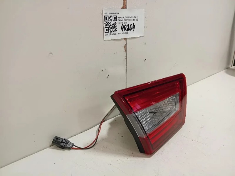 Fanale INT POST SX 265556573R Renault CLIO IV 2013