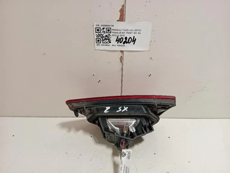 Fanale INT POST SX 265556573R Renault CLIO IV 2013