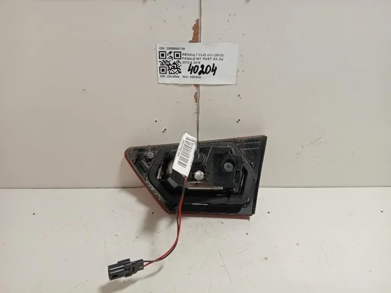 Fanale INT POST SX 265556573R Renault CLIO IV 2013