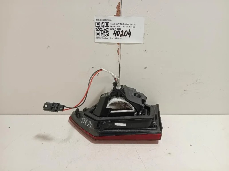 Fanale INT POST SX 265556573R Renault CLIO IV 2013