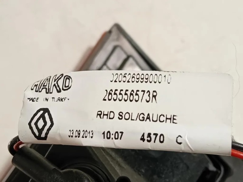 Fanale INT POST SX 265556573R Renault CLIO IV 2013