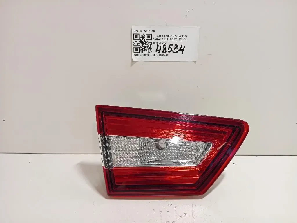 Fanale INT POST SX 265551311R Renault CLIO IV 2016