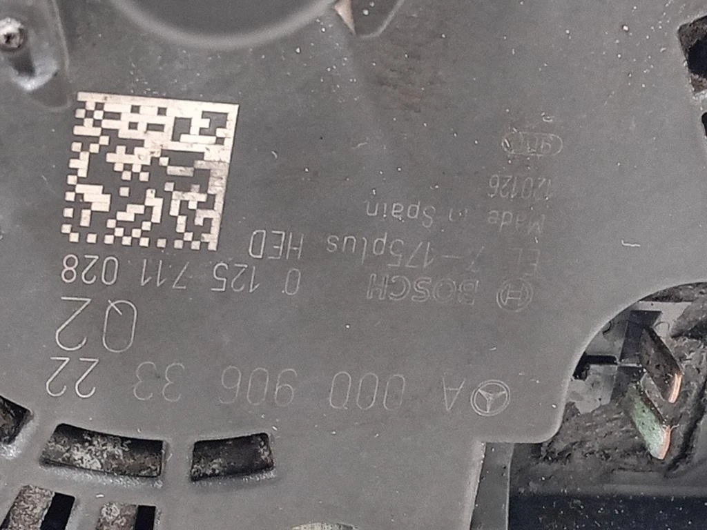 Alternatore A000 906 33 22 Mercedes Classe B W246 2012