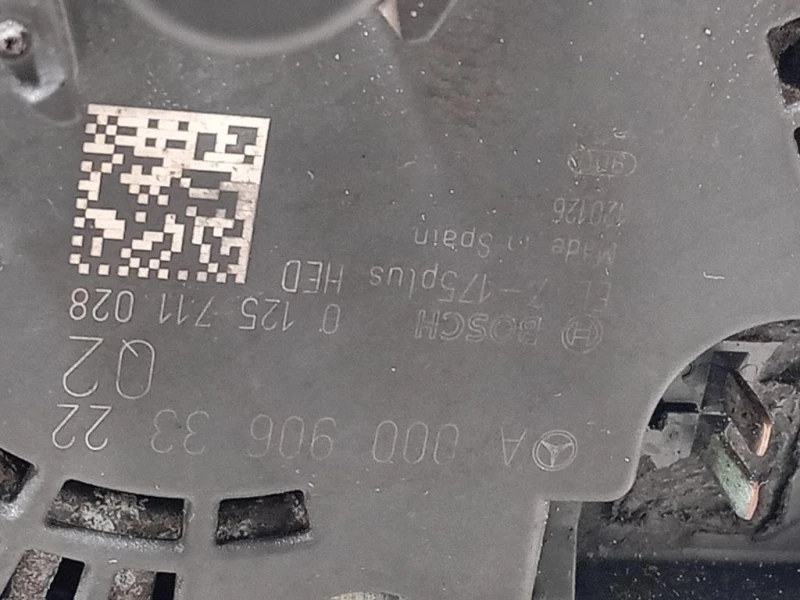 Alternatore A000 906 33 22 Mercedes Classe B W246 2012