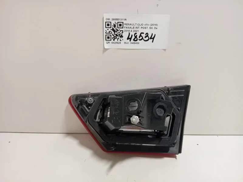 Fanale INT POST SX 265551311R Renault CLIO IV 2016