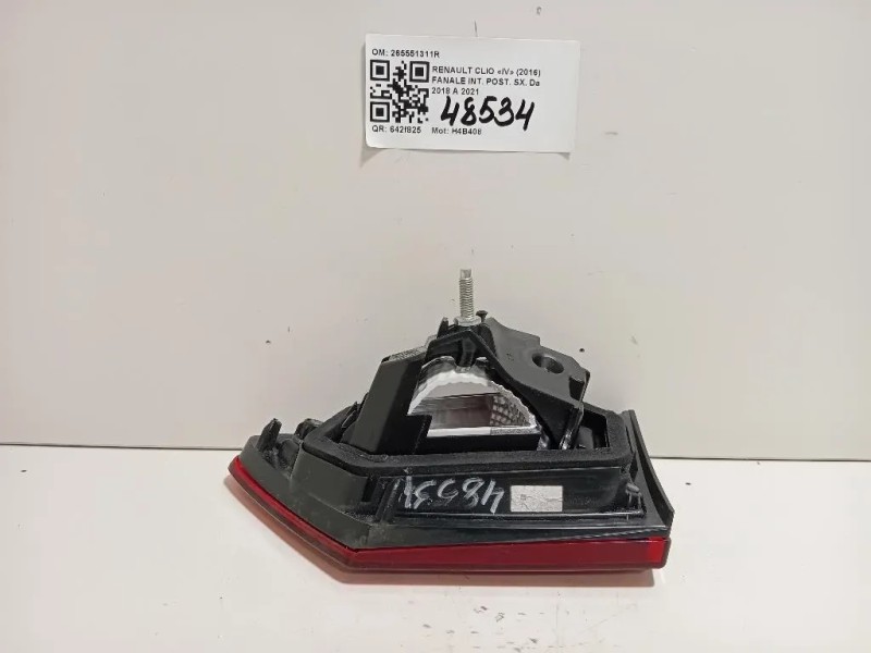 Fanale INT POST SX 265551311R Renault CLIO IV 2016