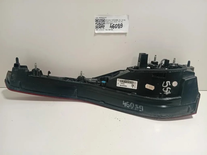 Fanale INT POST SX 265550248R Renault Mégane IV 2016