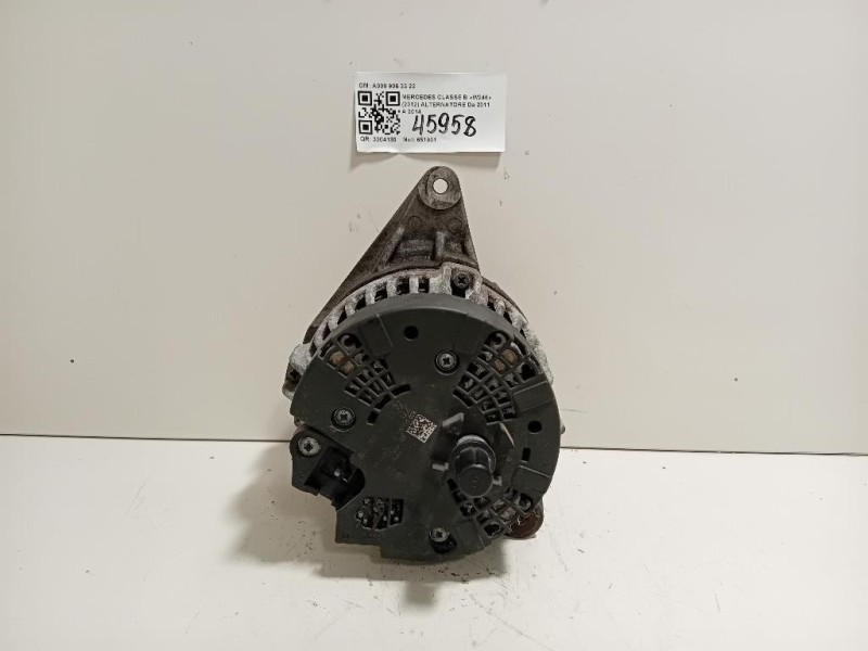 Alternatore A000 906 33 22 Mercedes Classe B W246 2012
