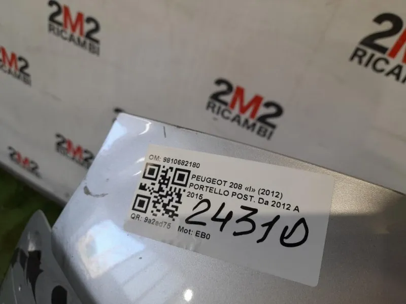 Portello POST 9810682180 Peugeot 208 I 2012