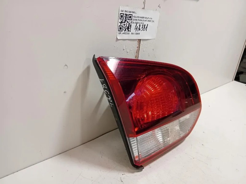 Fanale INT POST SX 5K0 945 093 L Volkswagen GOLF VI 2009