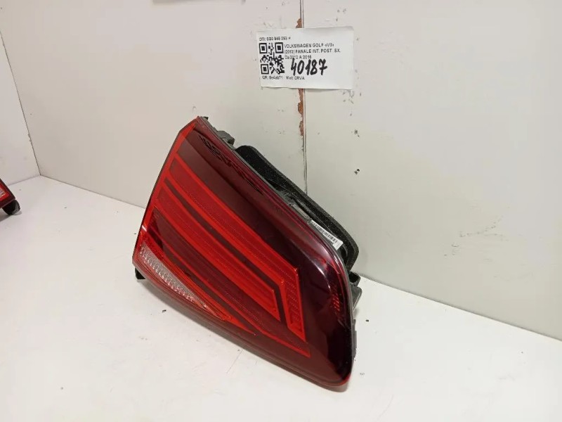 Fanale INT POST SX 5G0 945 093 H Volkswagen GOLF VII 2013