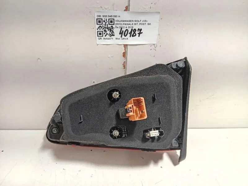 Fanale INT POST SX 5G0 945 093 H Volkswagen GOLF VII 2013