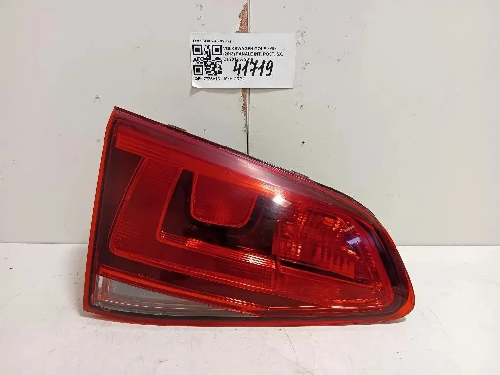 Fanale INT POST SX 5G0 945 093 Q Volkswagen GOLF VII 2013