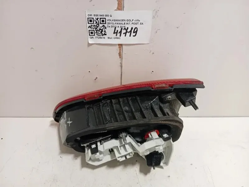 Fanale INT POST SX 5G0 945 093 Q Volkswagen GOLF VII 2013