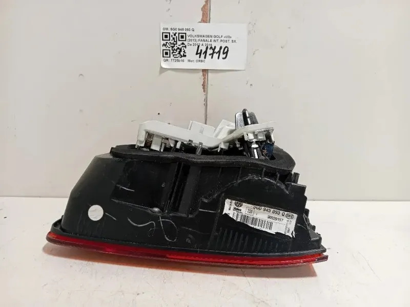 Fanale INT POST SX 5G0 945 093 Q Volkswagen GOLF VII 2013