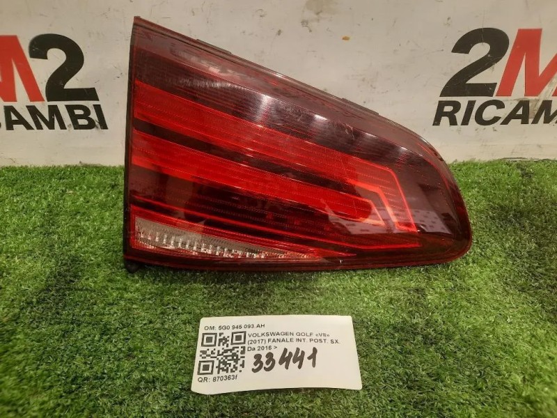Fanale INT POST SX 5G0 945 093AH Volkswagen GOLF VII 2017