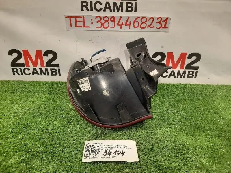 Fanale POST DX 0050513612 Alfa Romeo Giulietta 2010