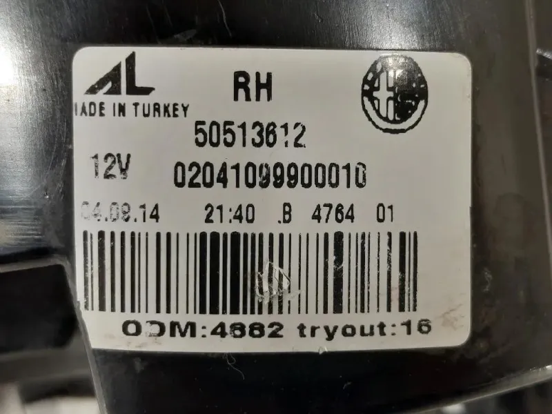 Fanale POST DX STOP FANALE 50513612 Alfa Romeo Giulietta 2010